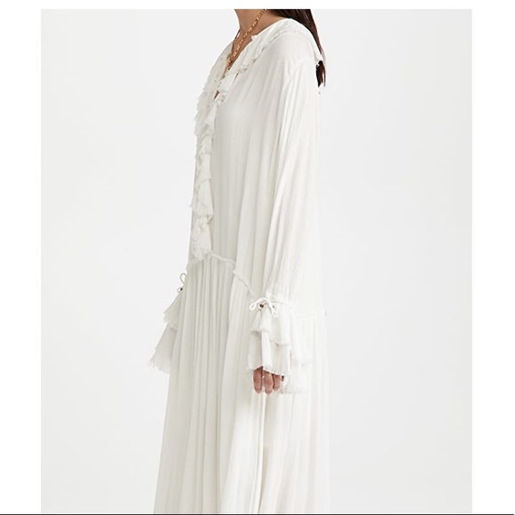 Free People Sweet Darlin Maxi Dress Ivory - Picture 7 of 11